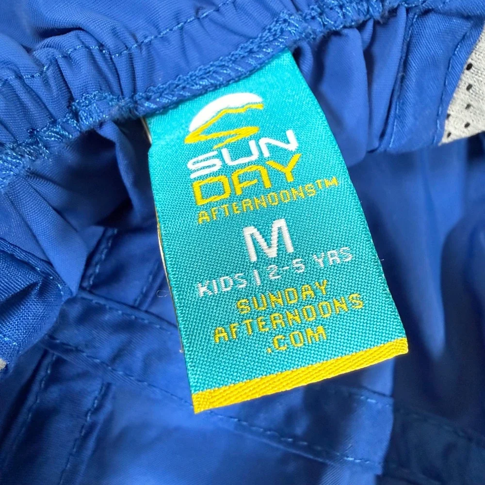 Sunday Afternoons Kids Play Hat Blue Medium 2-5 Years UPF 50 Sun Protection Swim
